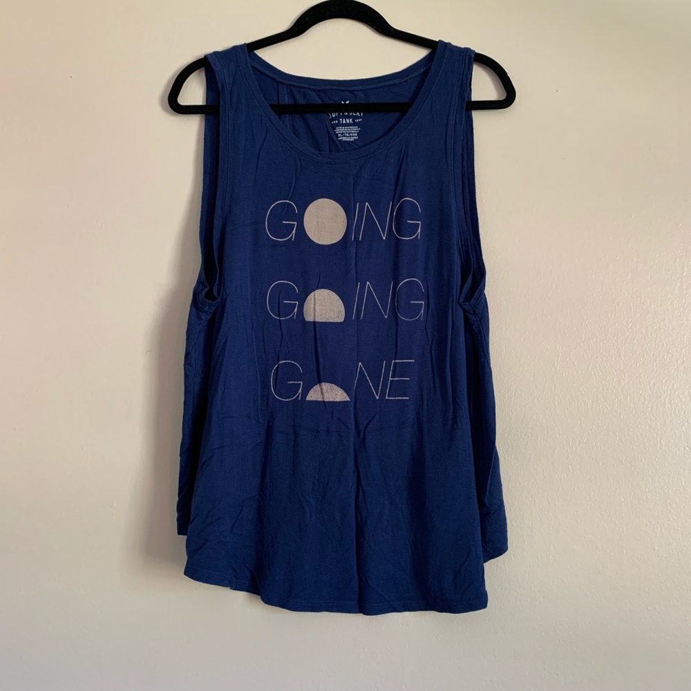 American Eagle Soft & Sexy Open Back Tank Top